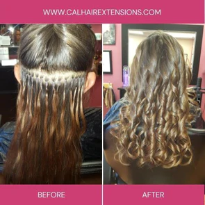 Hair Locks before and after